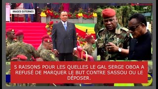 5 RAISONS POUR LES QUELLES LE GAL SERGE OBOA A REFUSÉ DE MARQUER LE BUT CONTRE SASSOU OU LE DÉPOSER [upl. by Maclay940]