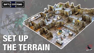 MALADUM DUNGEONS OF ENVERON  How To Set Up The Battlefield Terrain [upl. by Nivrae]