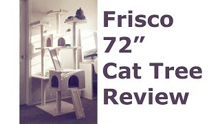 Frisco Cat Tree 72in review Large Cream from Chewy [upl. by Rik580]