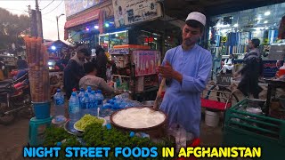 Night Life in Afghanistan Street Foods and Night Vibes of Jalalabad City  4K [upl. by Zehcnas]