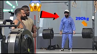 BEST REACTIONS of ANATOLY CLEANER Elite Powerlifter Pretended to be a CLEANER in Gym Prank [upl. by Kolnick]