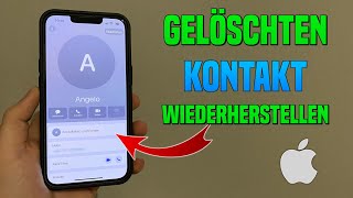 iPhone gelöschte Kontakte wiederherstellen  Tutorial 2024 [upl. by Cross]