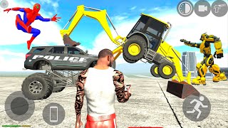 Police Officer Monster Truck JCB Pulsar Rs200 Bike Helicopter amp Airplane Flying  Android Gameplay [upl. by Adella]