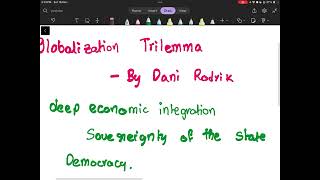 Globalisation trilemma [upl. by Yhtomiht204]