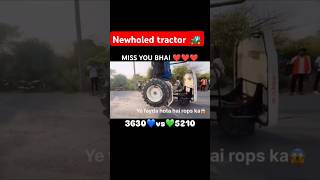 Newholed Vs John Deere Tractor 🚜 Power Full Video 📸 shorts subscribe trending [upl. by Aisatnaf]