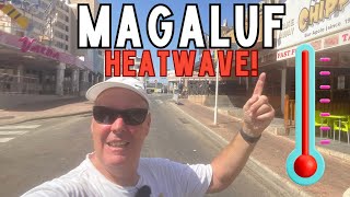 SCORCHING in Magaluf and its DEAD August 2024 [upl. by Leacim]