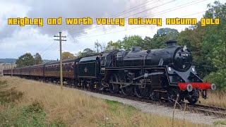 Keighley and worth valley Railway Autumn Steam up [upl. by Ris]