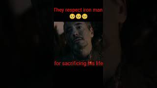 iron man death marvel [upl. by Eidnalem]