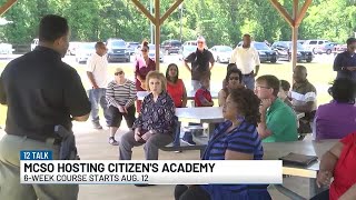 12 Talk Montgomery County Sheriffs Office hosting Citizens Academy [upl. by Spiers711]