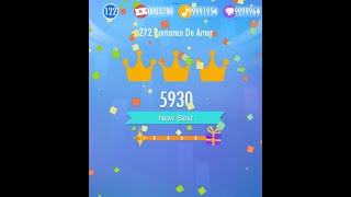 5930 SCORE IN PIANO TILES 2 ROMANCE DE AMOR [upl. by Hay]