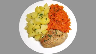 Kuřecí prsa s bramborem a mrkví recept [upl. by Haroppiz588]