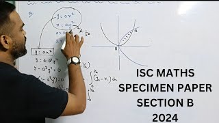 isc maths specimen paper solved 2024 isc class 12 mathematics specimen paper solution 2024 [upl. by Aciretahs]