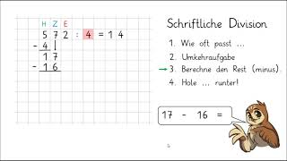 Einführung schriftliche Division  Teil 1 [upl. by Meridith]