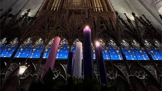 120323 A Liturgy of Advent Antiphons live from Winchester Cathedral 🇺🇦 [upl. by Jessa]