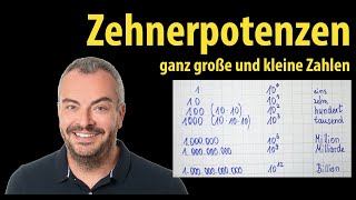 Zehnerpotenzen  Potenzschreibweise  ganz große und ganz kleine Zahlen  Lehrerschmidt [upl. by Larry398]