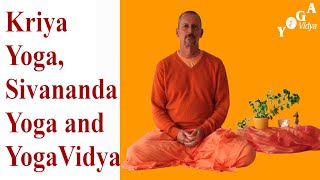 Kriya Yoga Sivananda Yoga and Yoga Vidya [upl. by Jojo]