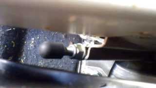 Handbrake adjustment Opel Astra Part2  Swedish voice tutorial [upl. by Ataga22]