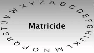 SAT Vocabulary Words and Definitions — Matricide [upl. by Pownall899]