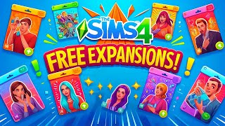 How to Get ALL SIMS 4 Packs for FREE Sims 4 ALL DLC EASY [upl. by Helprin]