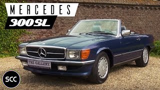 MERCEDES 300 SL 1986  Modest test drive  MercedesBenz W107 engine sound  SCC TV [upl. by Aitam554]