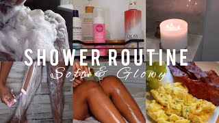 EVERYTHING FALL SHOWER ROUTINE🛀 Feminine hygiene body care skincarehow to get soft amp Glowy skin [upl. by Iam]