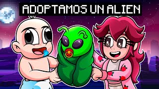 ADOPTAMOS un ALIEN en MINECRAFT 😍 BEBE NOOB Y BEBE NOOBSI [upl. by Yann41]