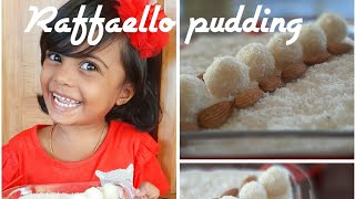 Raffaello Pudding Malayalam  No fire recipe  Cooking without fire  Easy Pudding kids recipes [upl. by Ragas639]