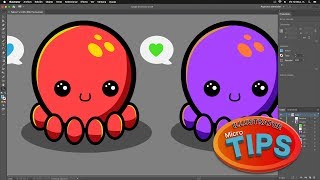 Micro Tips Adobe Illustrator  Cambio de Colores Global [upl. by Aicekat]