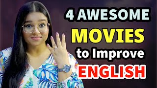 4 AWESOME Movies To Watch and Improve Your English [upl. by Hollenbeck57]