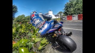 TT ISLE of MAN 200mph 320kmp FULL THROTTLE ROAD RACE [upl. by Ahsykal]