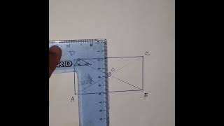 How to Find the Centroid of a Rectangle Graphically [upl. by Vern]