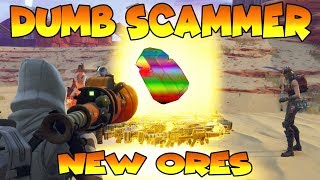 Dumb Scammer Nearly Scams NEW ORES Scammer Gets Scammed Fortnite Save The World [upl. by Tocci807]