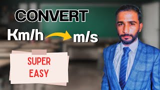 Convert Kmh into ms in easy way  conversion of units  Physics [upl. by Ydaj]