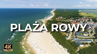 Plaża Rowy  Plaża w Rowach z drona  Lato  LECE W MIASTO™ 4k [upl. by Neelra]