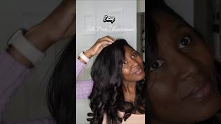 How I Keep My Silk Press Hair Flowry Bouncy and Fresh silkpress relaxedhair naturalhair [upl. by Nahttam943]