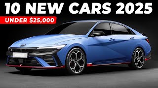 10 Best New Cars Under 25000 For 2025 [upl. by Olram]