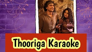 Thooriga Karaoke  Guitar Kambi Mele Nindru Karaoke  With Lyrics  Navarasa  Karthik  2K [upl. by Yarod]