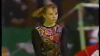 Svetlana Boginskaya FX 1990 Chunichi Cup EF [upl. by Ahsratal]