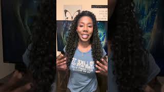 Mastermix Organique Water Curl Hair Review  Half up and Half down ponytail  Cruise Ready Hair [upl. by Nonohcle145]