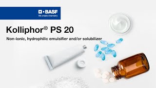 Kolliphor ® PS 20 from BASF North America [upl. by Oz688]