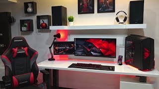 40 ideias SIMPLES e INCRÍVEIS de decoração para QUARTO GAMER [upl. by Wende]