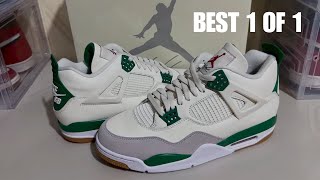 Jordan 4 SB Pine Green Reviewing 1 Of 1 Reps [upl. by Ailahs329]