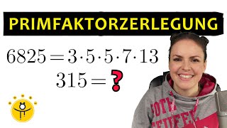 PRIMFAKTORZERLEGUNG mit ungeraden Zahlen – einfach erklärt Beispiele mit großen Zahlen [upl. by Adnirb]