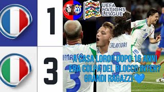 🥳 A CASA LORO‼️DOPO 16 ANNIERA COLPA DEL BLOCCO INTER❓ GRANDI RAGAZZI💙 FranciaItalia 13 [upl. by Assena]