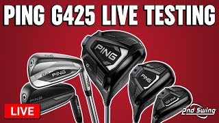 PING G425 LIVE Testing amp Review  G425 Drivers Fairways Hybrid Crossover Irons [upl. by Adiehsar718]