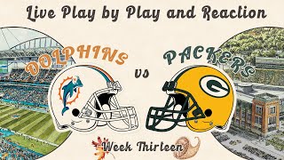 Dolphins vs Packers Live Play by Play amp Reaction [upl. by Razaile]