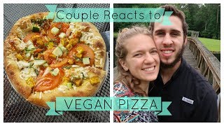 Mellow Mushroom VEGAN PIZZA  Couple Reacts [upl. by Nylyram]