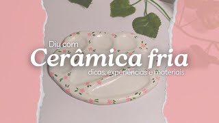 DIY CERÂMICA FRIA fazendo um godê para aquarela  dicas experiência e mais [upl. by Mcclenaghan]