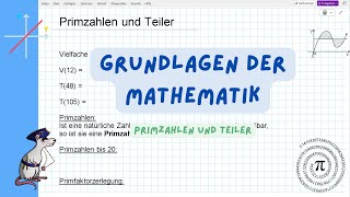 Grundlagen der Mathematik  Primzahlen und Teiler [upl. by Belden]