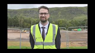 Construction begins at new Lennoxtown sports facility [upl. by Anaujd]